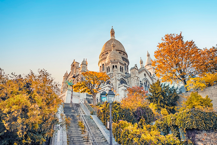 Một góc ở khu phố Montmartre