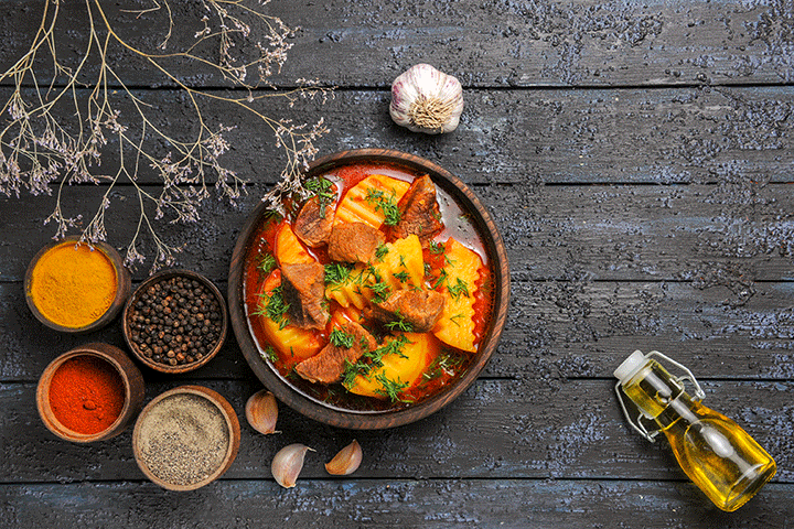 Món Goulash đặc trưng tại Hungary