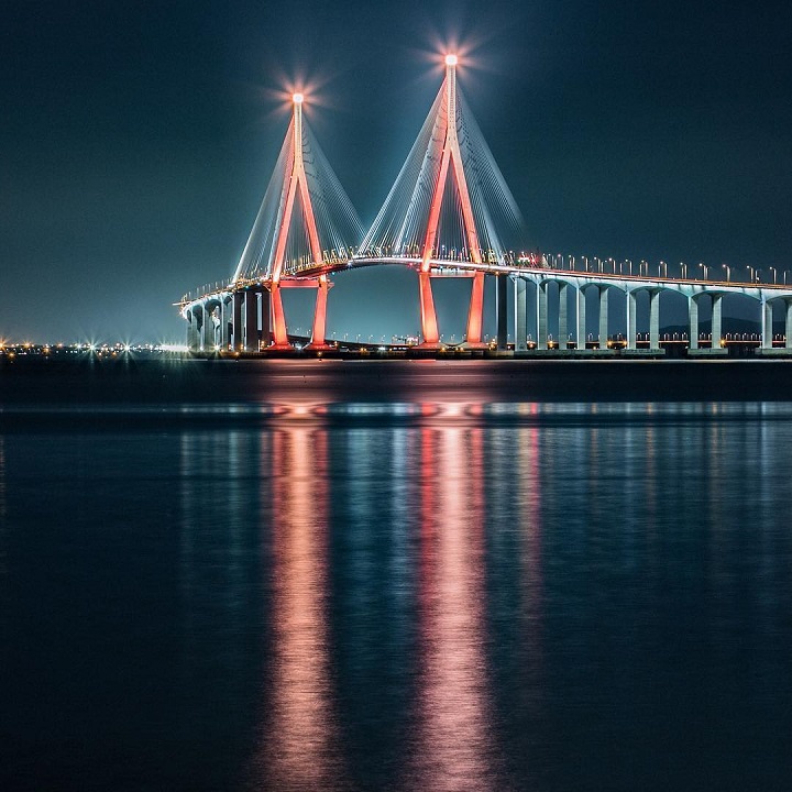 Cầu Incheon c&ograve;n l&agrave; một t&aacute;c phẩm nghệ thuật v&ocirc; c&ugrave;ng đặc biệt&nbsp;