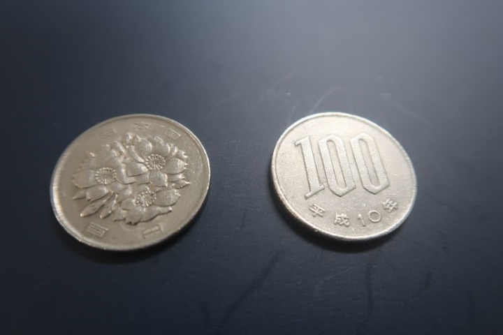 Tiền xu mệnh giá 100 JPY