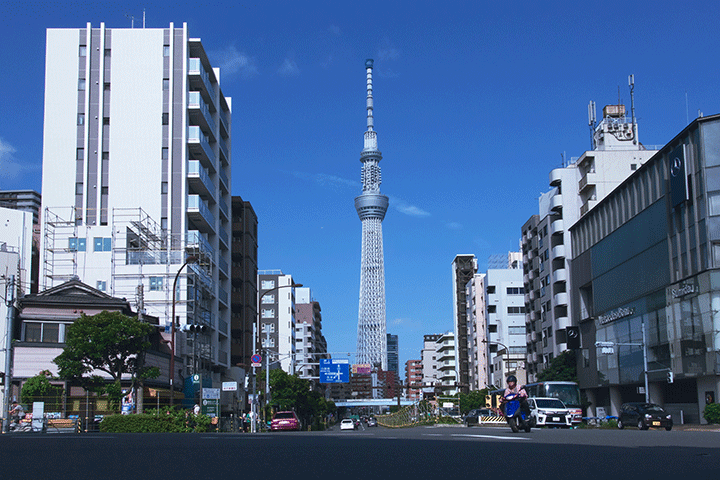 Kiến trúc độc đáo của tòa tháp Tokyo Skytree