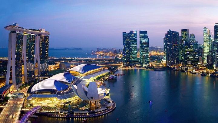 Đ&oacute;n Giao thừa tại Marina Bay