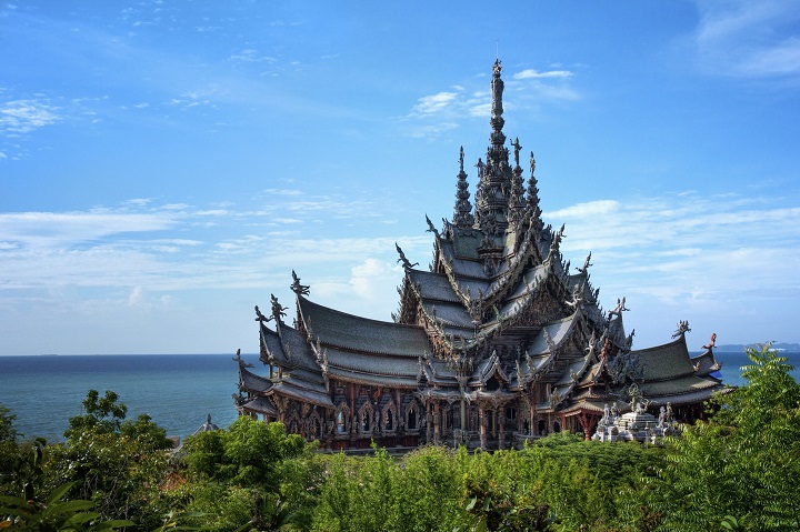  Sanctuary of Truth - Niềm ki&ecirc;u h&atilde;nh của du lịch tại vịnh Naklua v&agrave; Pattaya