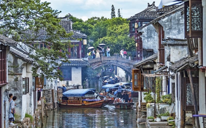 Vẻ đẹp cổ k&iacute;nh của cố trấn Tongli