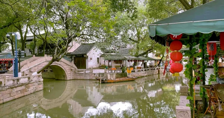 Một trong 3 c&acirc;y cầu nổi tiếng ở Tongli