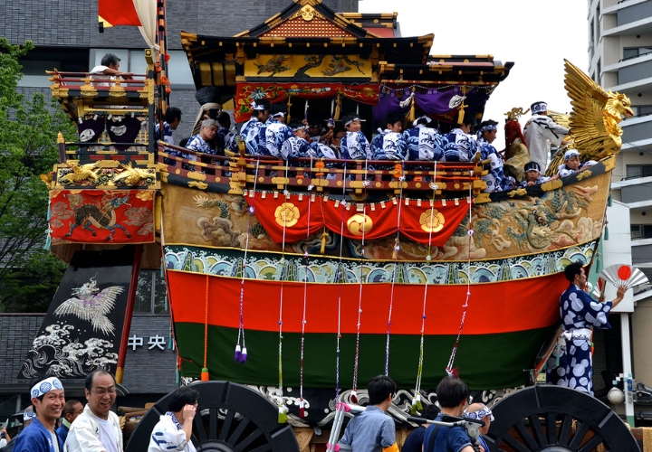 Lễ hội Gion Matsuri nổi tiếng với cuộc diễu hành Yamaboko Junko