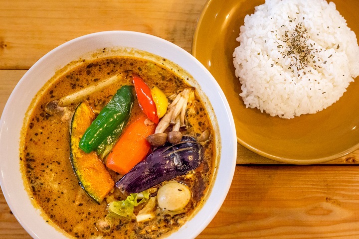 Món cà ri Hokkaido với đa dạng nguyên liệu bắt mắt rất được ưa chuộng