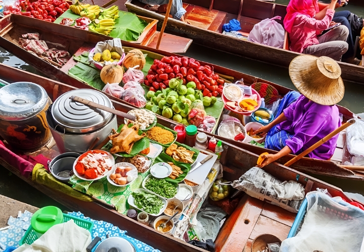 Chợ nổi Ayutthaya – Trải nghiệm văn hóa và ẩm thực độc đáo trên những con thuyền truyền thống