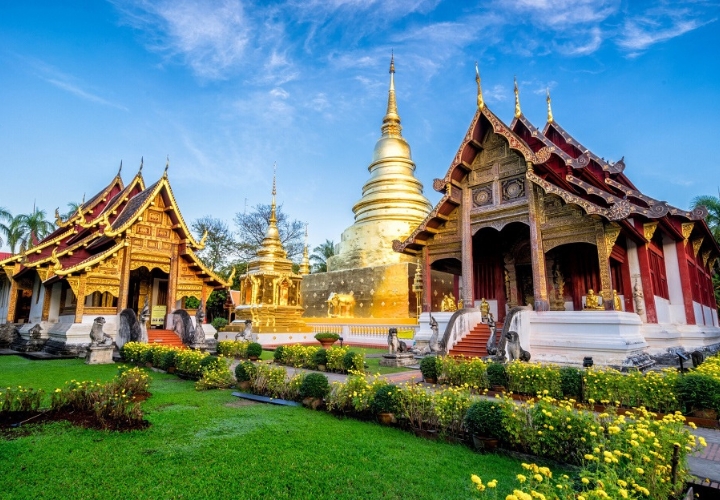 Nét kiến trúc tinh xảo của chùa Wat Phra Singh