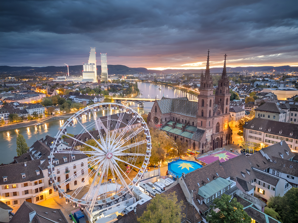 Basel là thành phố xinh đẹp nằm phía Tây Bắc Thụy Sĩ