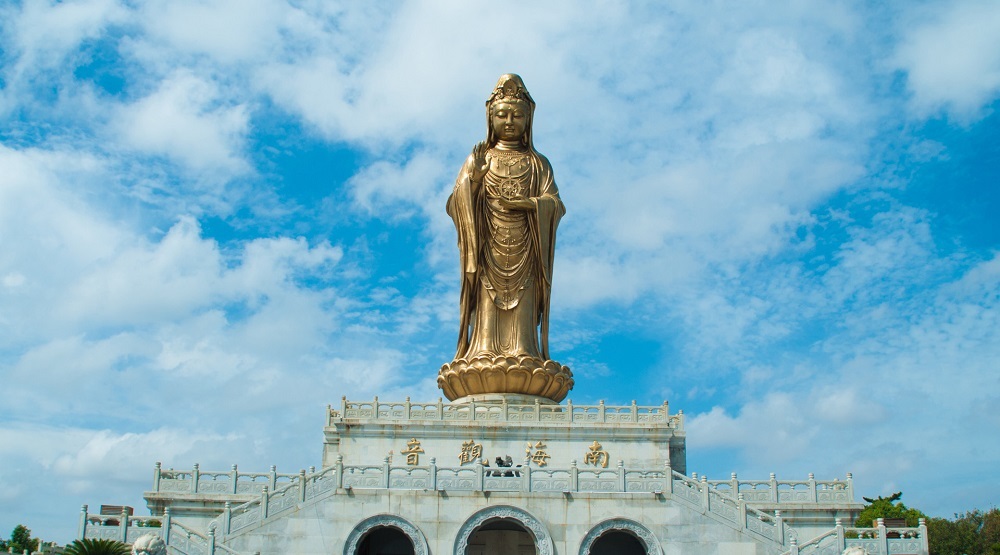 Tượng Quan Âm Nam Hải uy nghiêm tại núi Phổ Đà