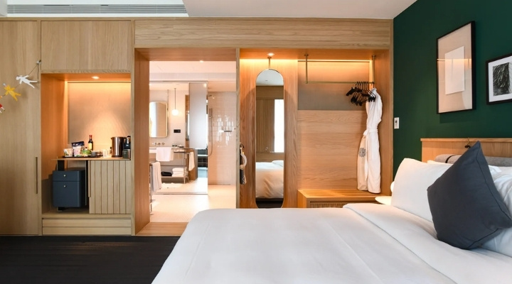Trải nghiệm kiểu phòng nghỉ hạng sang tại Kimpton Da An Taipei.