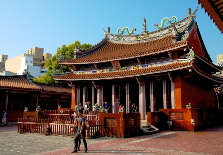 Đền Khổng Tử – biểu tượng của văn hóa và trí tuệ tại Đài Loan.