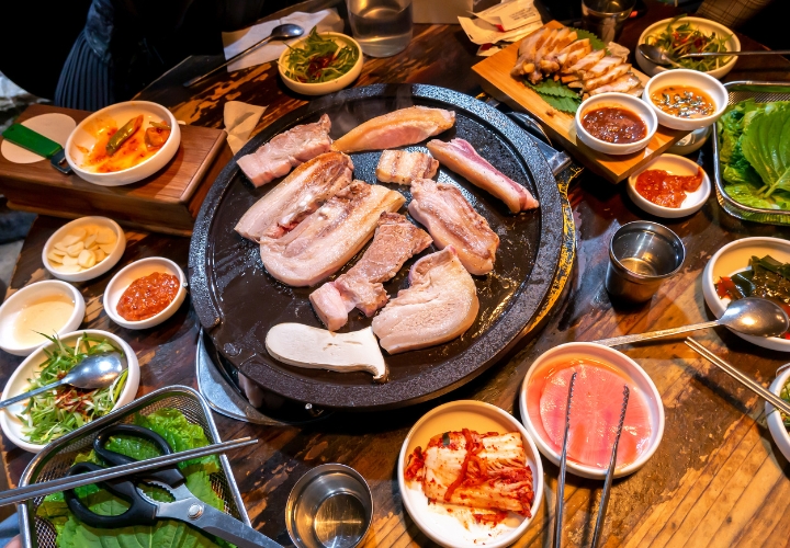 Thịt heo đen được chế biến từ giống heo được nuôi tại đảo Jeju