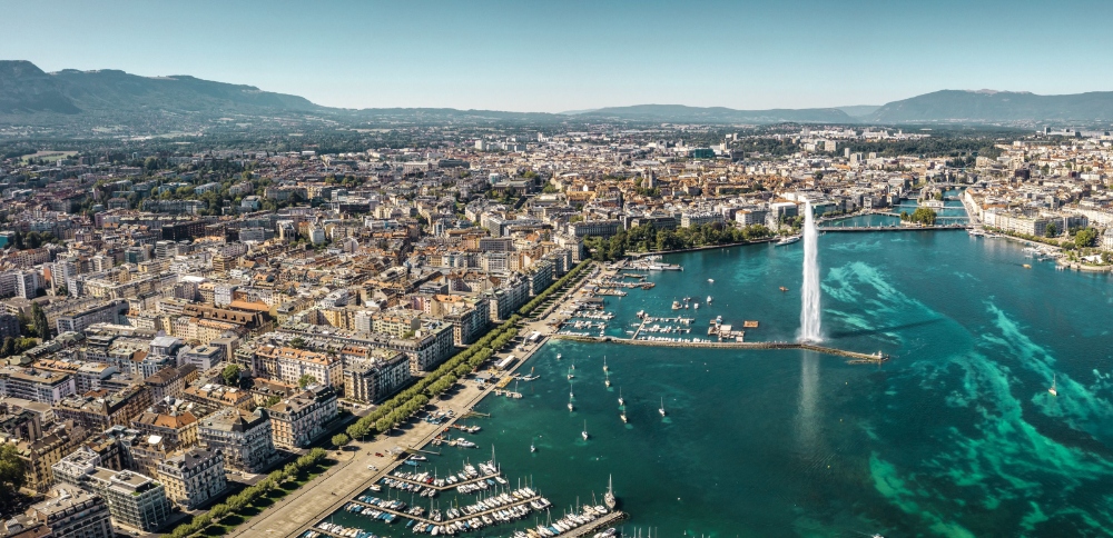 Toàn cảnh Geneva nhìn từ trên cao