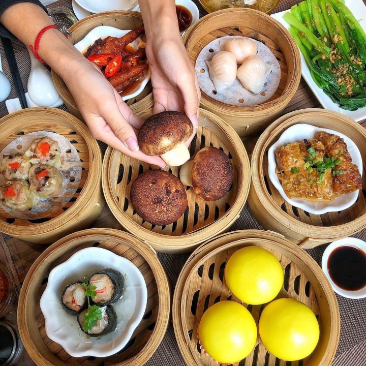 Bánh bao, há cảo, sủi cảo thơm lừng, bùi béo rất đáng thưởng thức tại Hà Khẩu