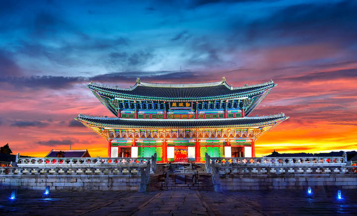 Cung điện Gyeongbokgung là sự kết hợp hài hòa giữa phong cách Trung Hoa và Joseon