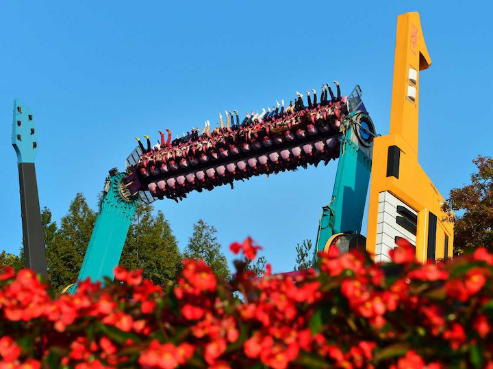 Tham gia các trò chơi cảm giác mạnh tại công viên Everland