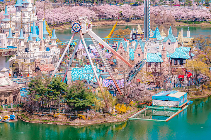 Trải nghiệm c&aacute;c tr&ograve; chơi hấp dẫn tại Everland