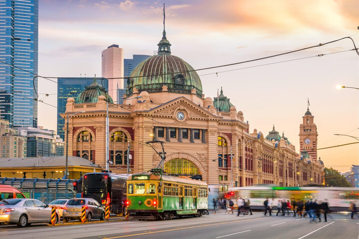 Di chuyển tại Melbourne rất dễ dàng với đa dạng lựa chọn phương tiện giao thông