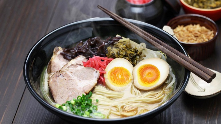 Mì Ramen là món ăn nổi tiếng tại đất nước mặt trời mọc