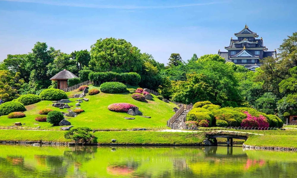 Okayama nổi bật với sự h&ograve;a quyện giữa thi&ecirc;n nhi&ecirc;n, lịch sử v&agrave; văn h&oacute;a đặc trưng v&ugrave;ng Chugoku
