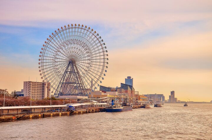 Vòng đu quay khổng lồ Tempozan - Điểm ngắm cảnh tuyệt đẹp ở Osaka