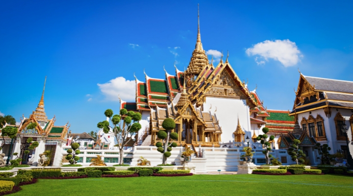 Vẻ đẹp lộng lẫy và tráng lệ của hoàng cung Thái Lan