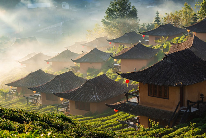 Cảnh thiên nhiên thơ mộng tại một thị trấn cổ ở Mae Hong Son