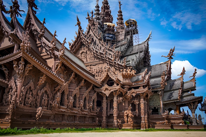 Đền Sanctuary Of Truth với kiến trúc chạm khắc tinh tế