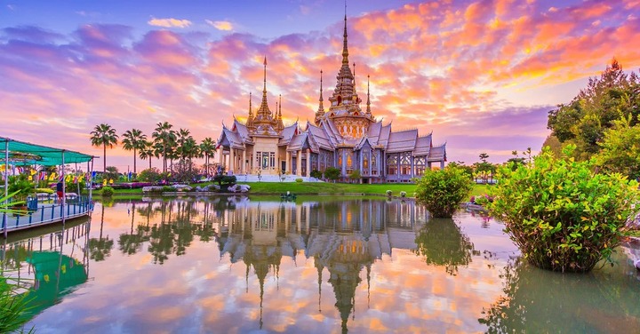 Thời tiết tháng 8 tại Thái Lan thường có những cơn mưa vào chiều tối