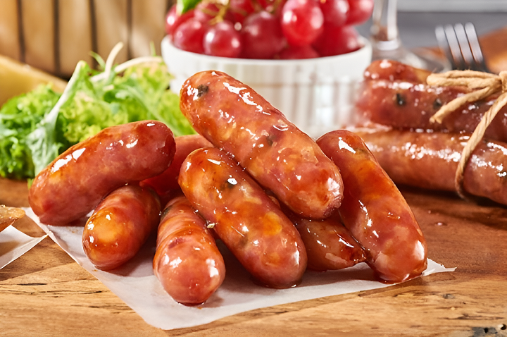 Lạp xưởng Quảng Đông được làm từ thịt heo tươi ngon, đậm đà hương vị