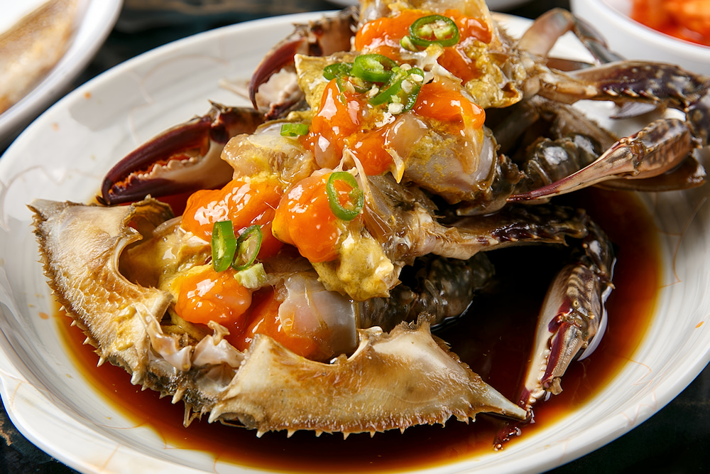 Ganjang Gejang - m&oacute;n cua tươi sống ng&acirc;m nước tương