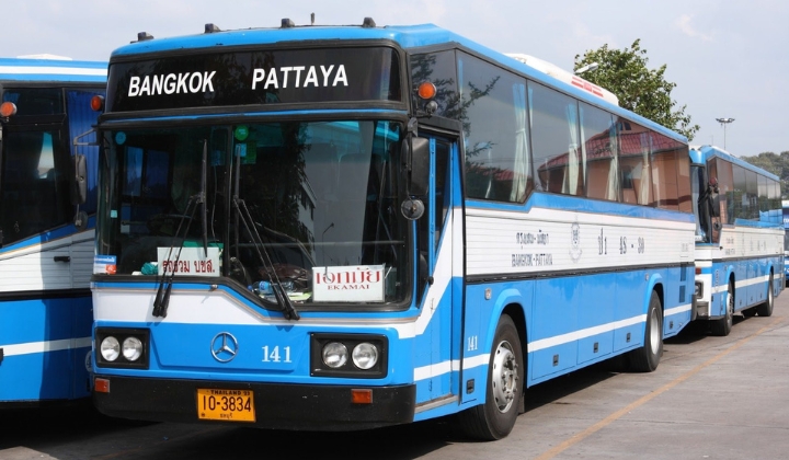 Di chuyển bằng xe buýt từ Bangkok đến Pattaya chỉ mất khoảng 2-3 giờ