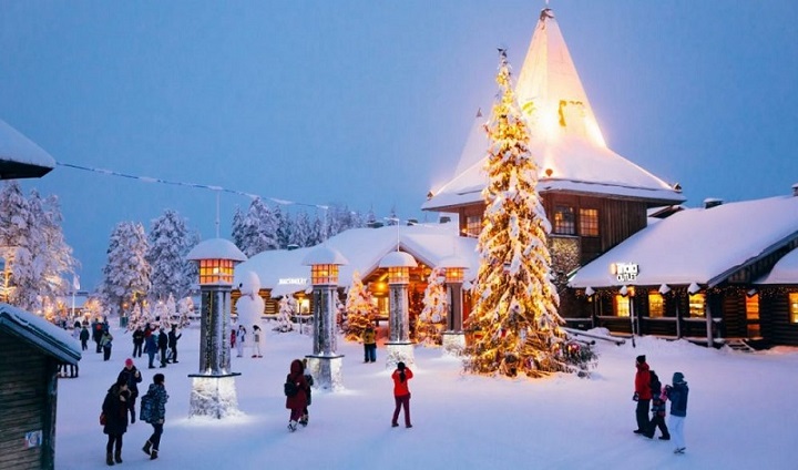 Gi&aacute;ng sinh tuyệt đẹp ở Rovaniemi, Phần Lan