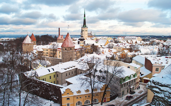 C&oacute; một Tallinn y&ecirc;n b&igrave;nh những ng&agrave;y v&agrave;o đ&ocirc;ng