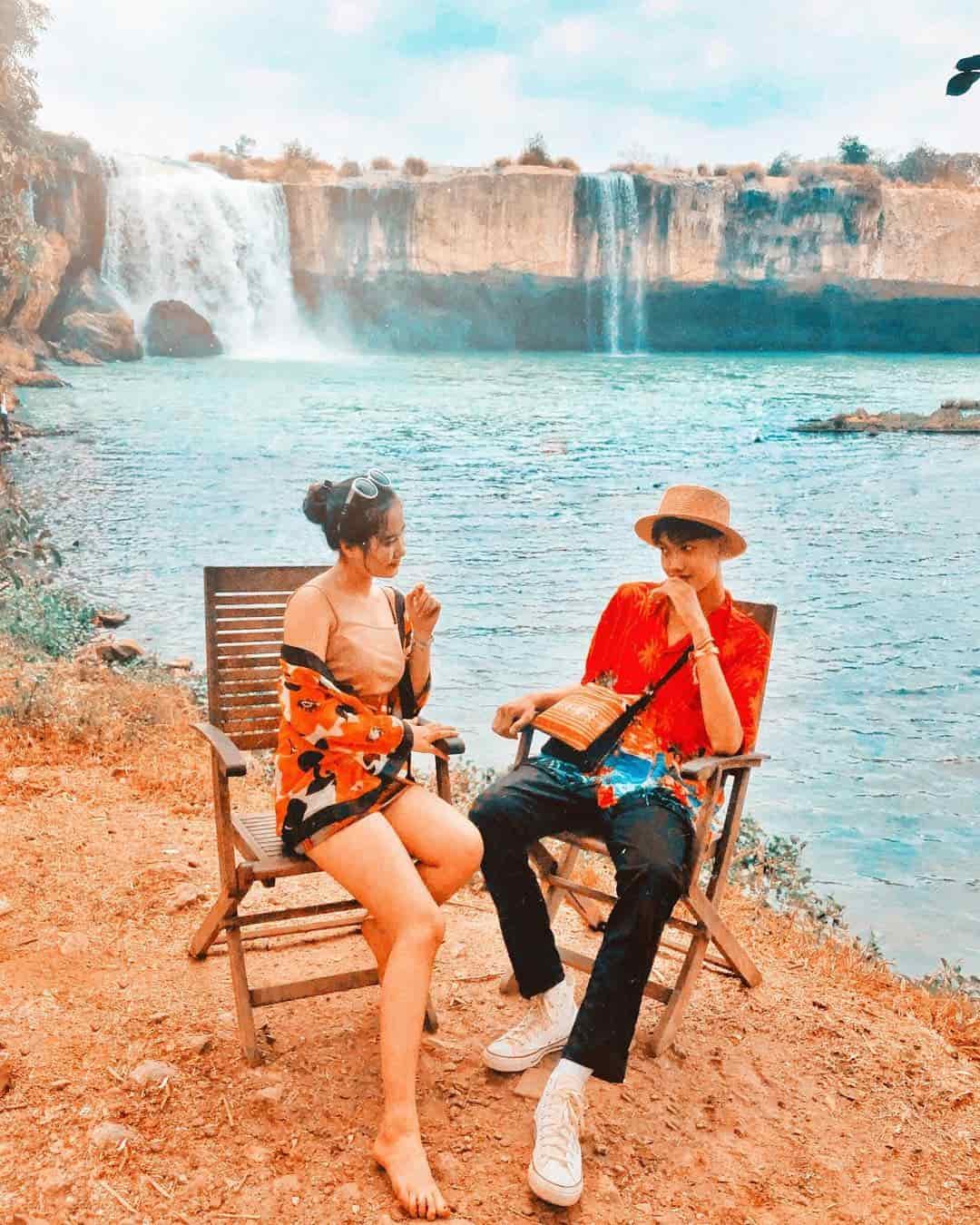 Chụp hình thác Dray Nur